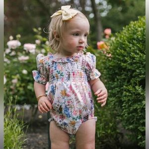Ivy City Cordelia floral romper - great for Easter!